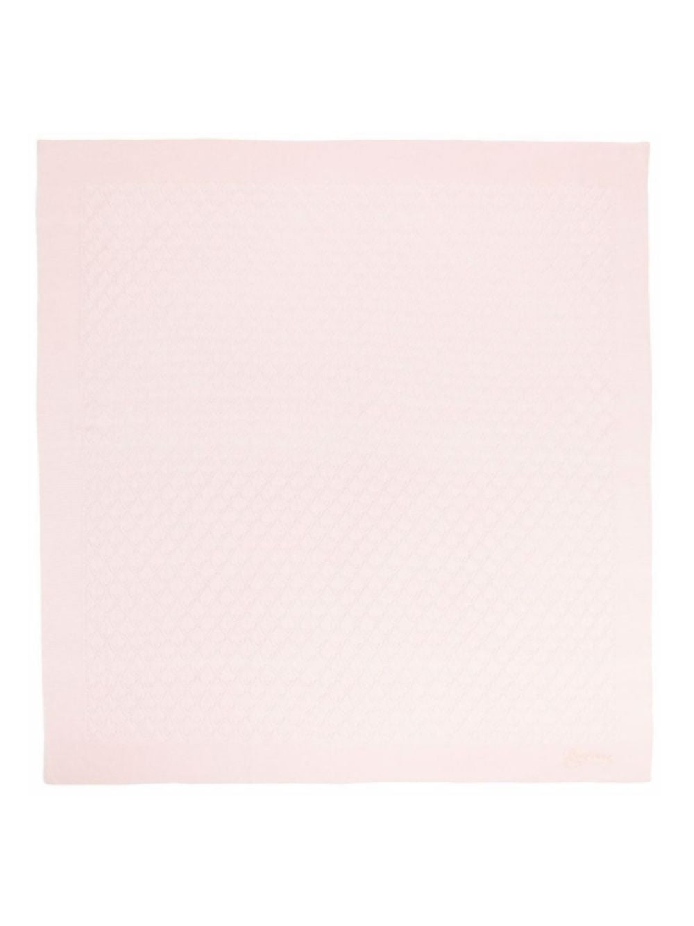 Coperta per neonati Bonpoint Kids rosa con orlo rifinito PEBDA2047CO 021 BONPOINT KIDS