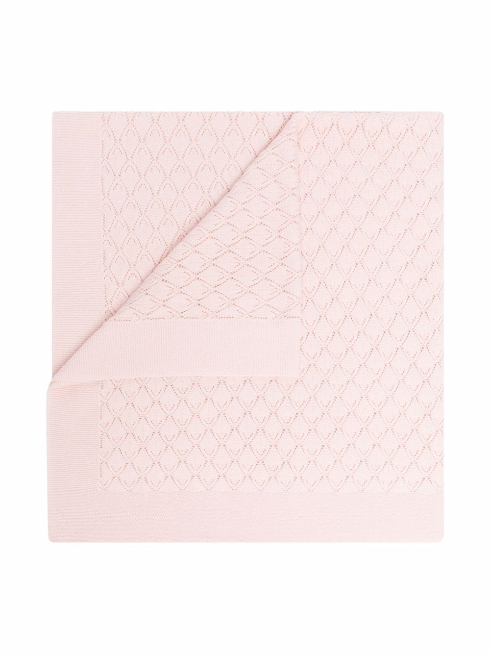 Coperta per neonati Bonpoint Kids rosa con orlo rifinito PEBDA2047CO 021 BONPOINT KIDS