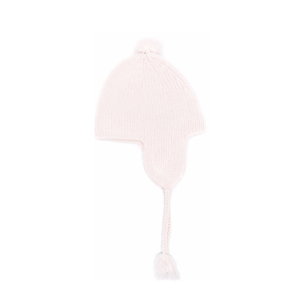 Berretto per neonata Bonpoint Kids rosa con dettaglio pompon PEBDA2737BO 021 BONPOINT KIDS