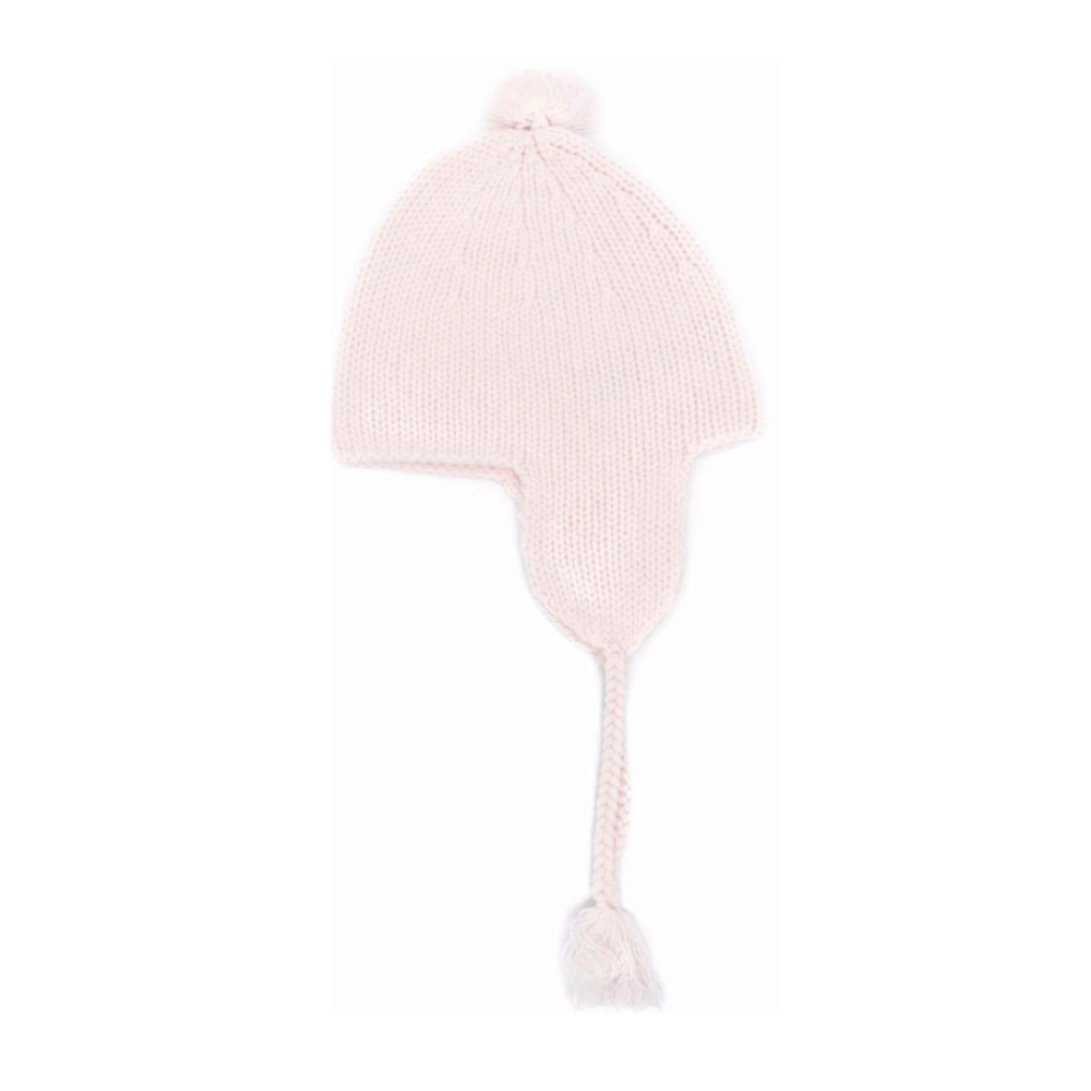 Berretto per neonata Bonpoint Kids rosa con dettaglio pompon PEBDA2737BO 021 BONPOINT KIDS