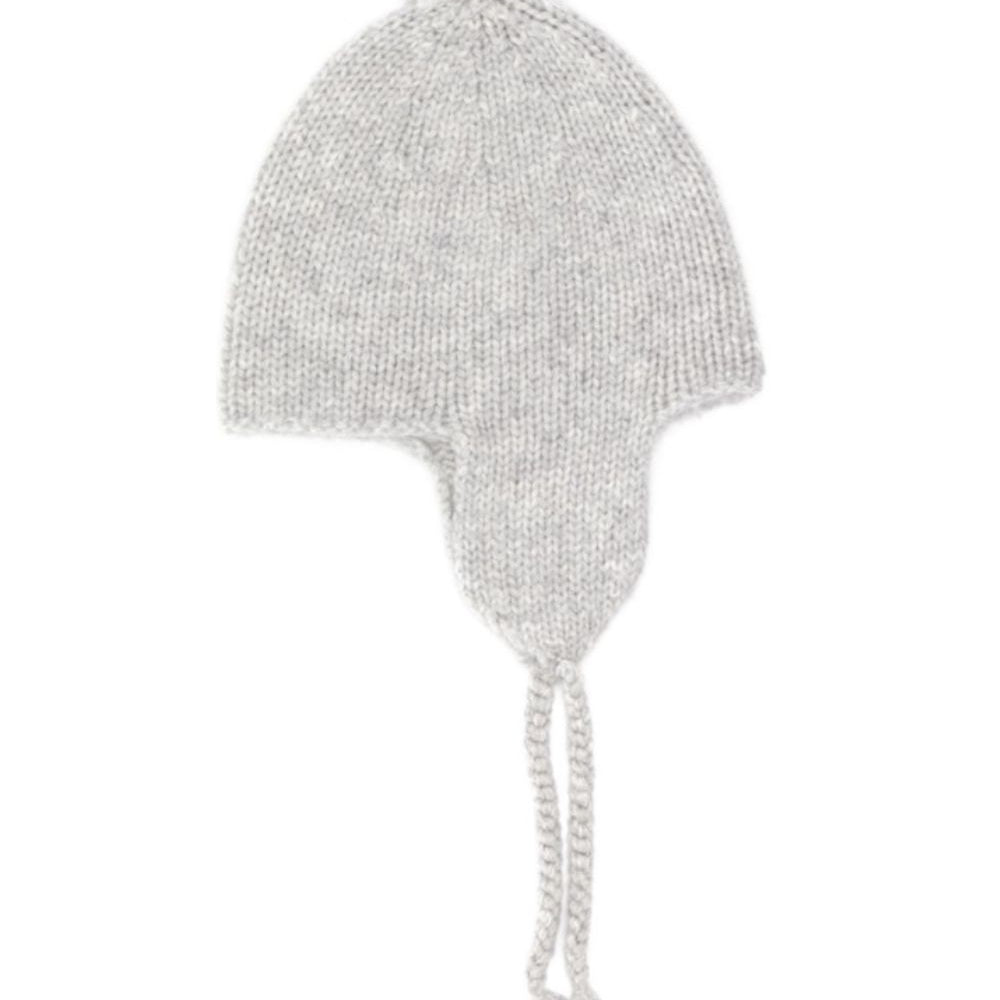 Berretto per neonato Bonpoint Kids grigio con dettaglio pompon PEBDA2737BO 092 BONPOINT KIDS