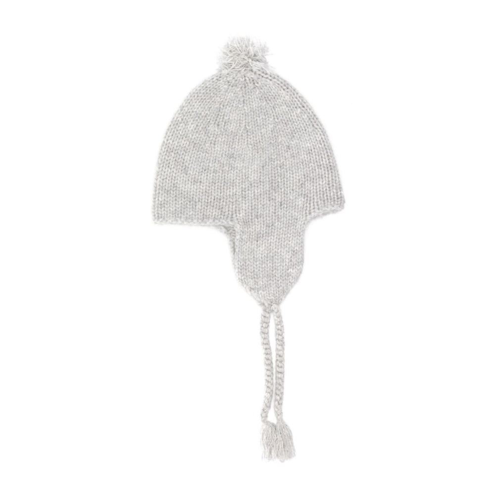 Berretto per neonato Bonpoint Kids grigio con dettaglio pompon PEBDA2737BO 092 BONPOINT KIDS