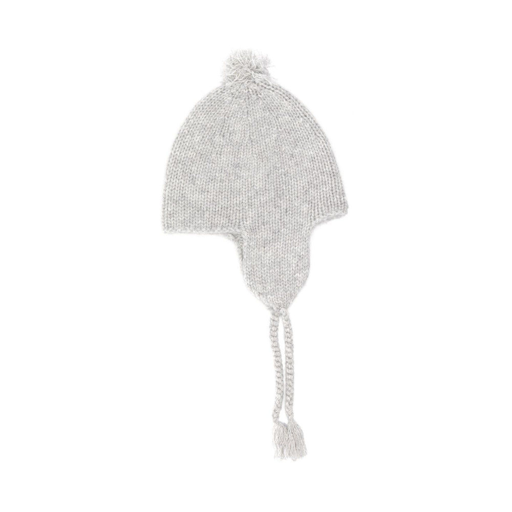 Berretto per neonato Bonpoint Kids grigio con dettaglio pompon PEBDA2737BO 092 BONPOINT KIDS
