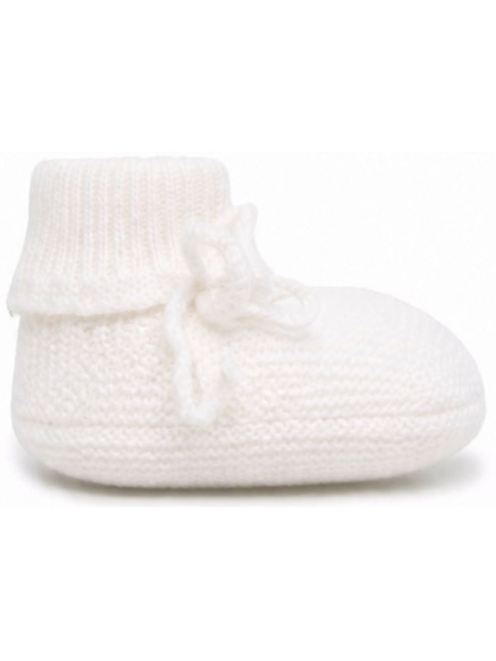 Slippers per neonata Bonpoint Kids bianco con design lavorato a maglia PEBDA2837CH 002 BONPOINT KIDS