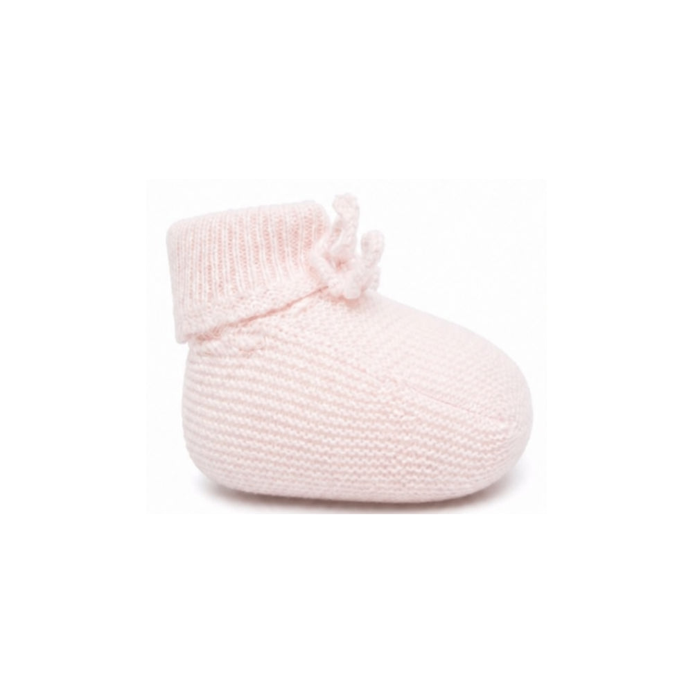 Slippers per neonata Bonpoint Kids rosa con design lavorato a maglia PEBDA2837CH 021 BONPOINT KIDS