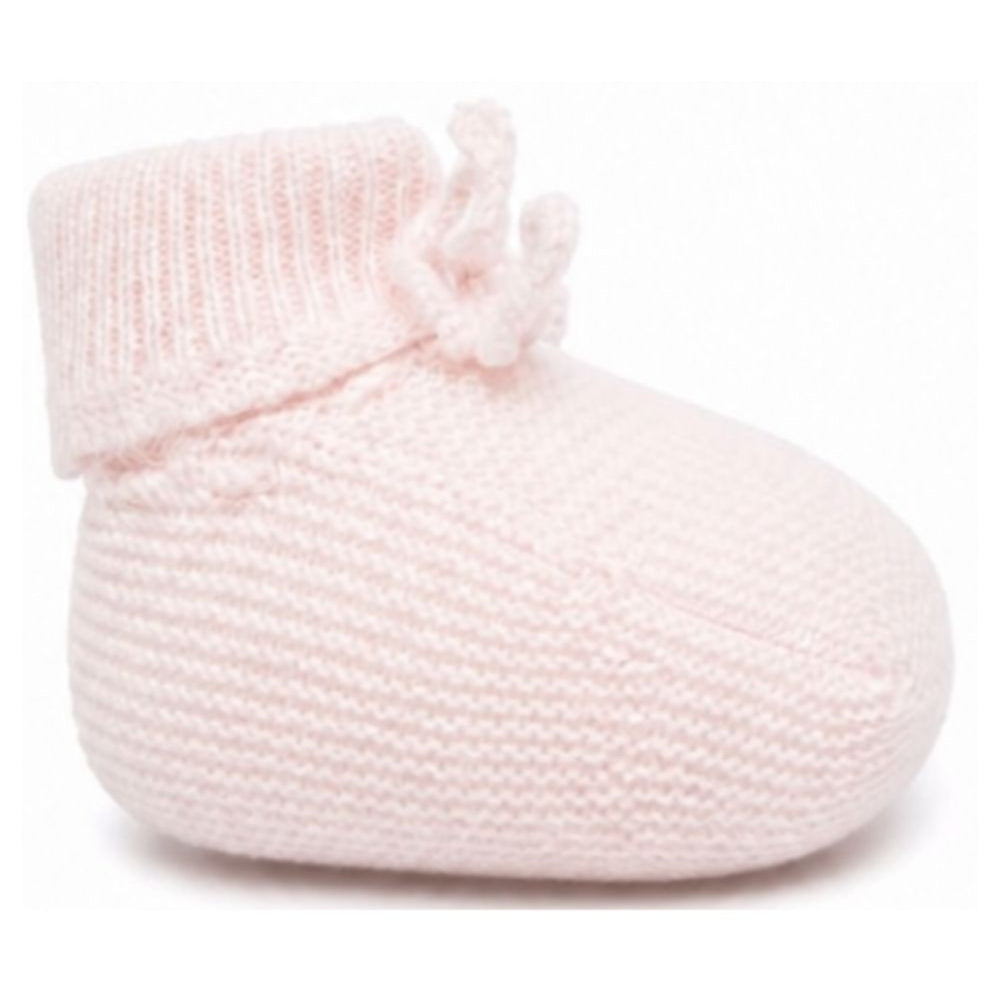 Slippers per neonata Bonpoint Kids rosa con design lavorato a maglia PEBDA2837CH 021 BONPOINT KIDS