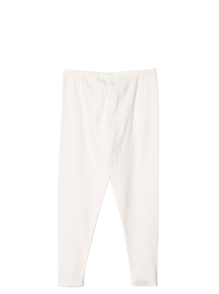 Pantaloni per neonati Bonpoint Kids bianchi con design affusolato PEBTI2037CA 002 BONPOINT KIDS