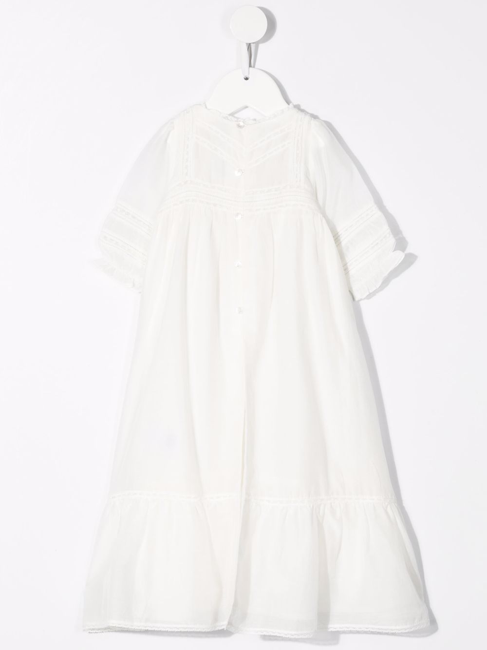 Abito battesimale per neonata Bonpoint bianco con cuffia e scarpine PEPARFUM 002 BONPOINT KIDS