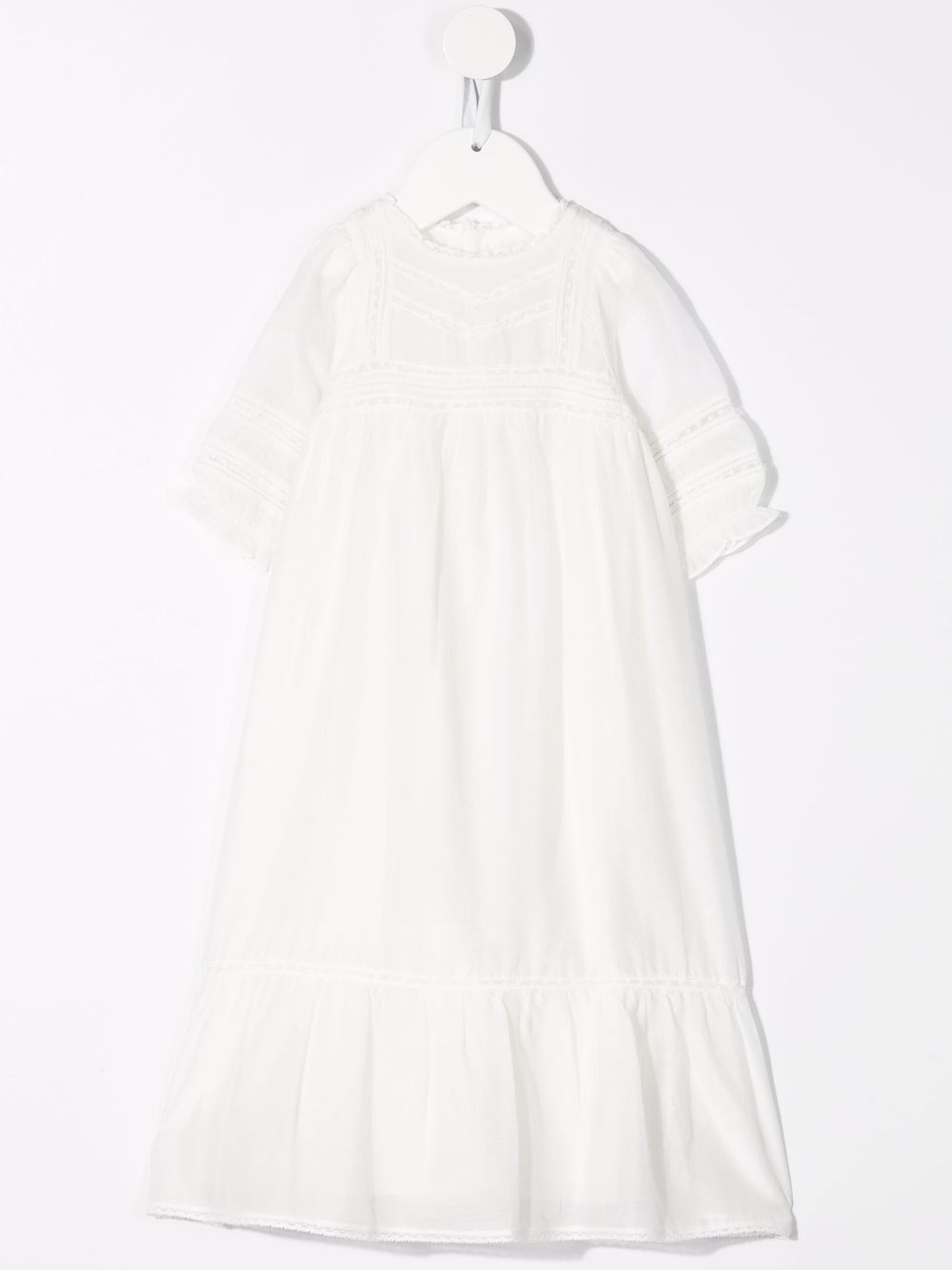 Abito battesimale per neonata Bonpoint bianco con cuffia e scarpine PEPARFUM 002 BONPOINT KIDS