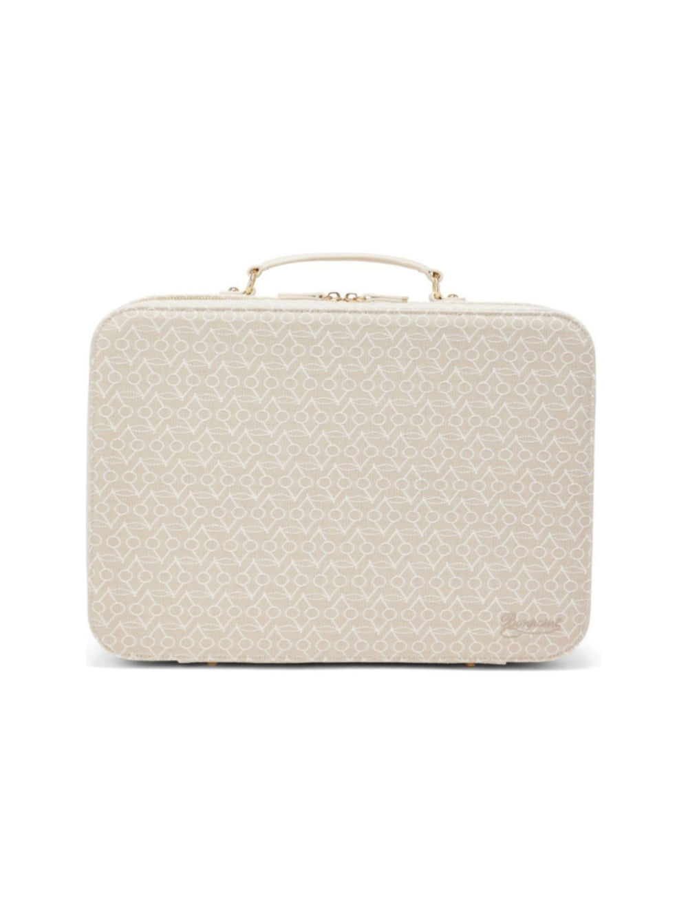 Borsa fasciatoio per neonati Bonpoint Kids beige chiaro con dettagli color oro PERPBAW00002 060 BONPOINT KIDS