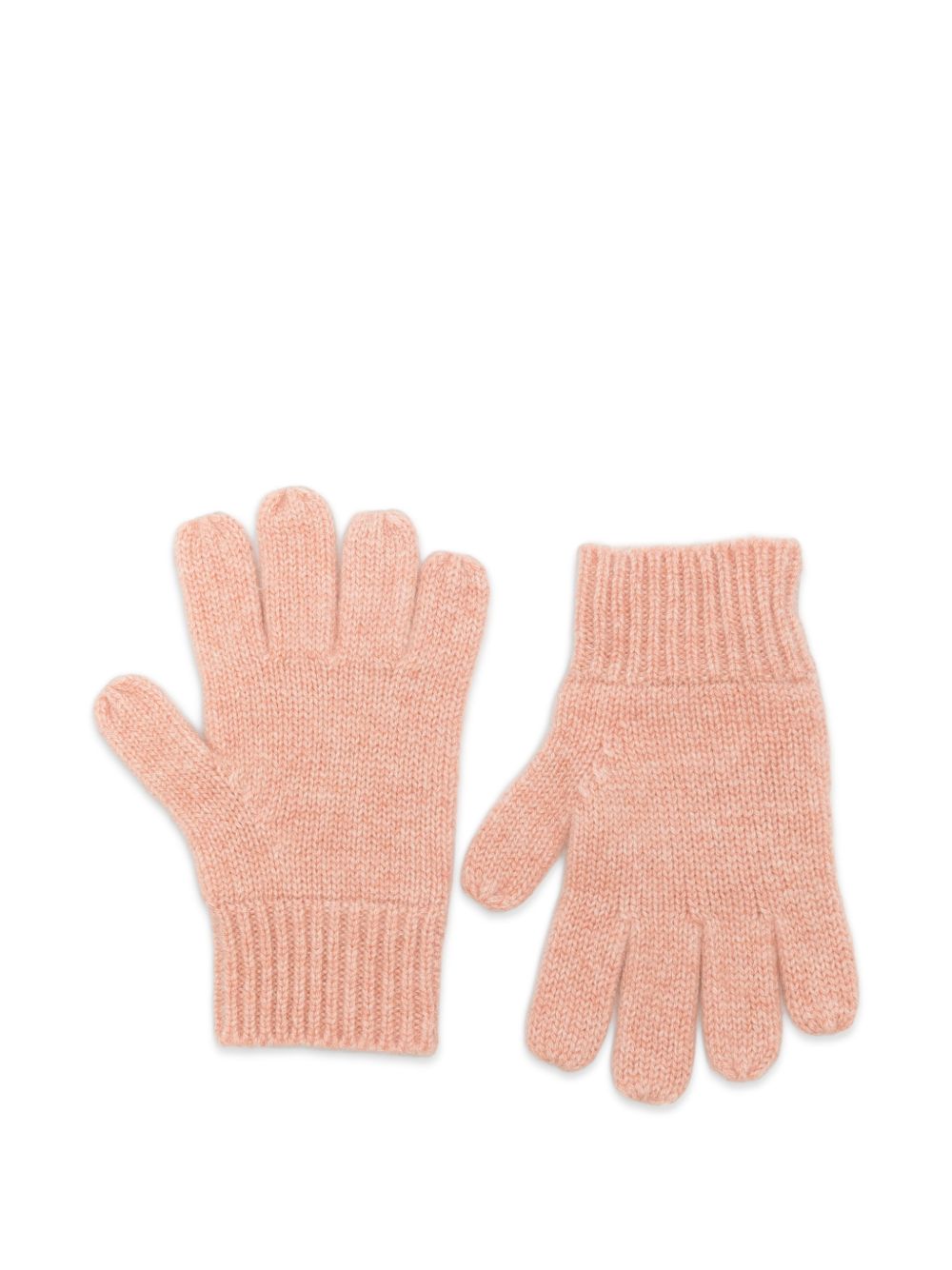 Guanti per bambina Bonpoint Kids rosa con design a maglia fine W06GACK00018 025D BONPOINT KIDS