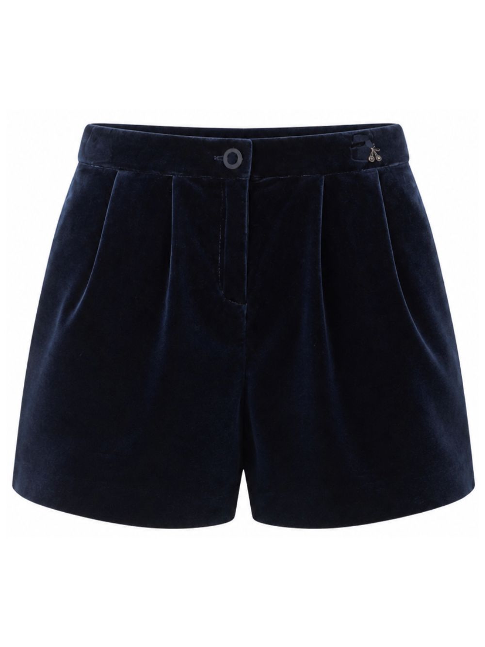 Shorts per bambina Bonpoint Kids blu con finitura vellutata W06GBEW00004 070B BONPOINT KIDS