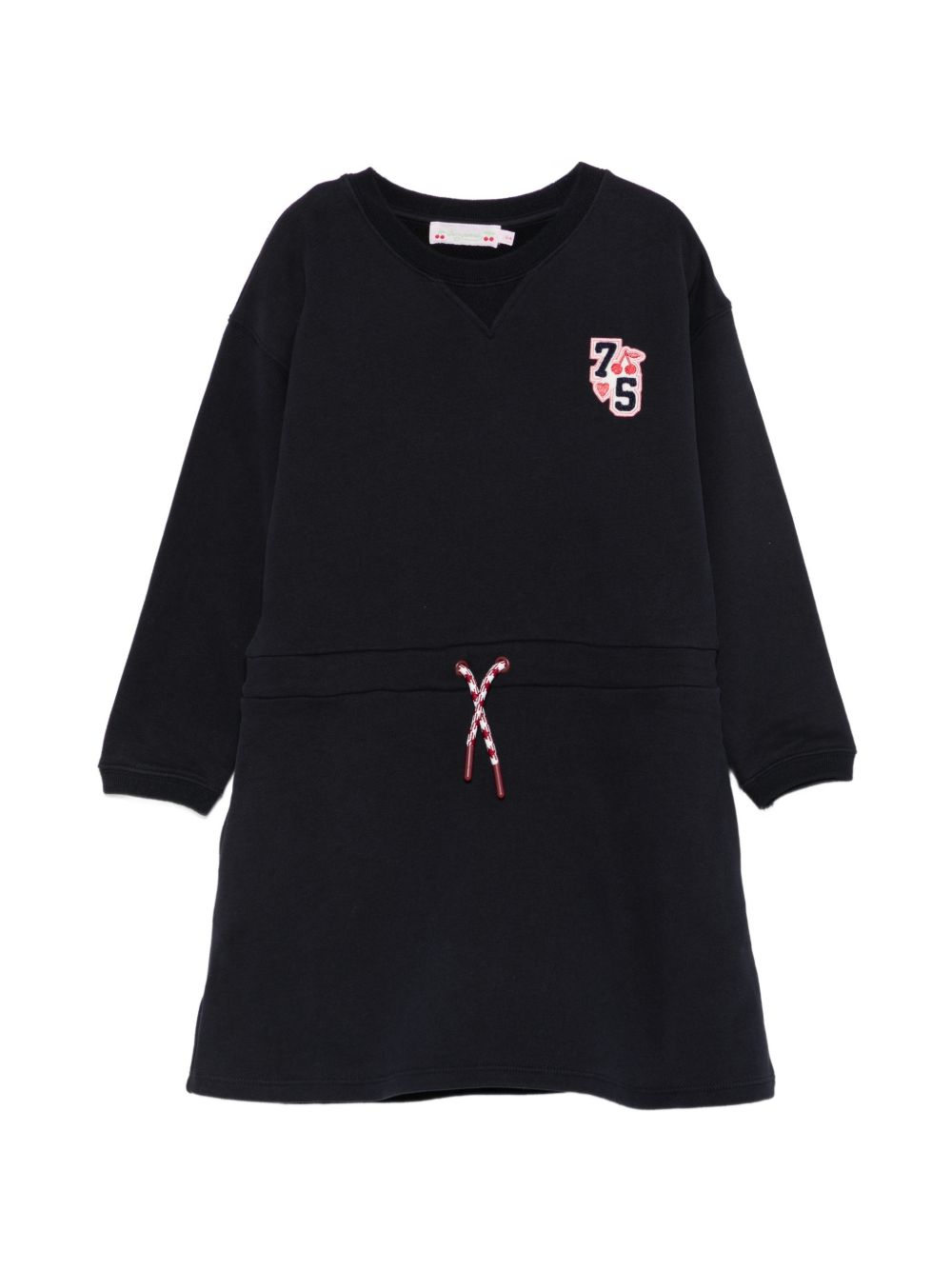 Abito per bambina Bonpoint Kids blu con logo sul petto W06GDRK00021 170 BONPOINT KIDS