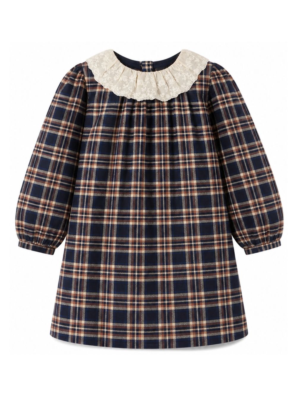 Abito per bambina Bonpoint Kids multicolore con design a quadri W06GDRW00009 370 BONPOINT KIDS