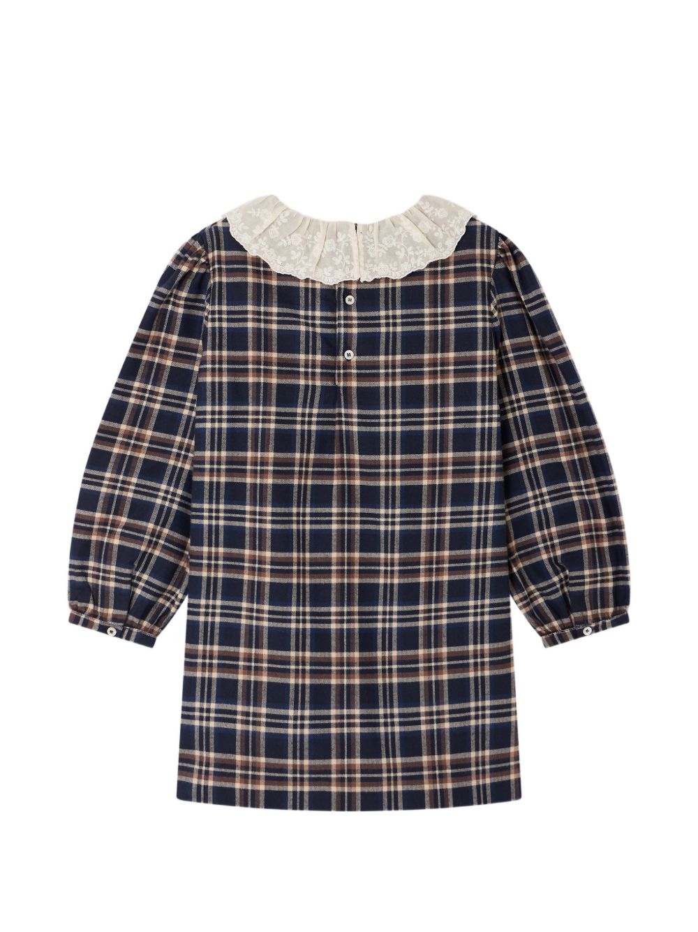 Abito per bambina Bonpoint Kids multicolore con design a quadri W06GDRW00009 370 BONPOINT KIDS