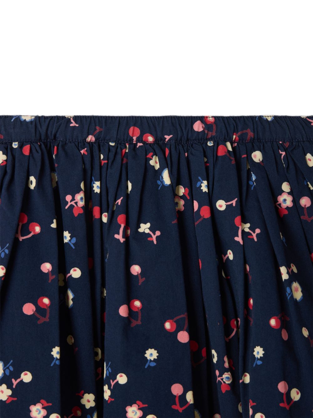 Gonna per bambina Bonpoint Kids blu con stampa a fiori W06GSKW00006 580 BONPOINT KIDS