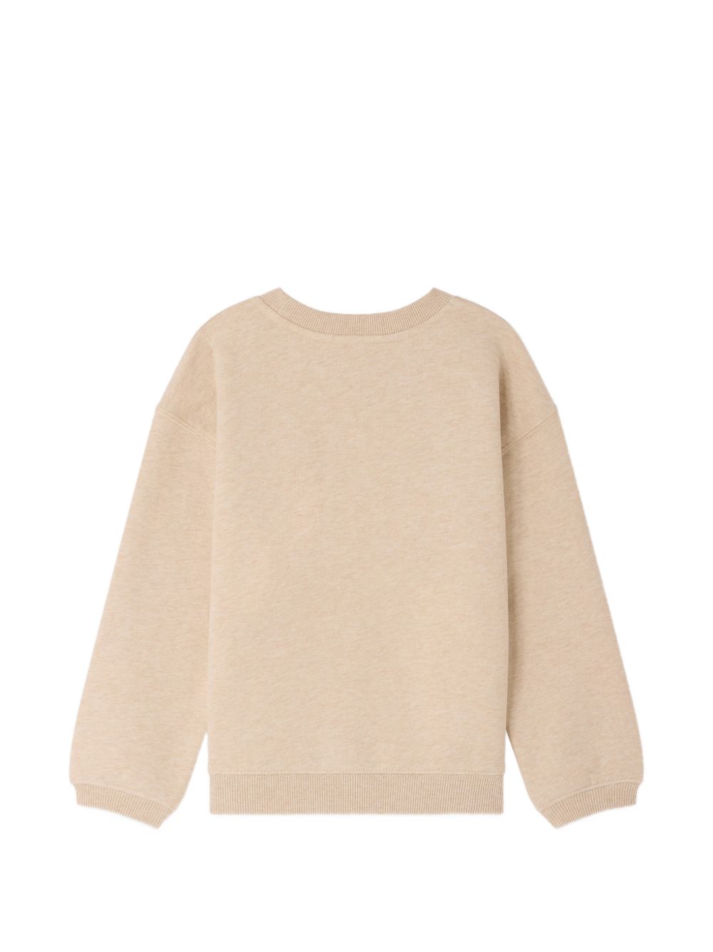 Felpa per bambina Bonpoint beige con stampa grafica W06GSWK00007 160A BONPOINT KIDS