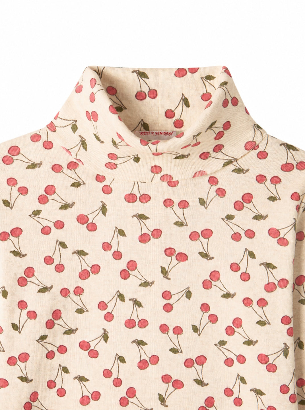 T-shirt Tahiti per bambina Bonpoint Kids rosa con stampa Cherry all-over W06GTSK00008 660A BONPOINT KIDS
