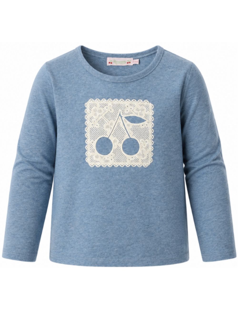 T-shirt per bambina Bonpoint azzurro con decorazione W06GTSK00012 116 BONPOINT KIDS
