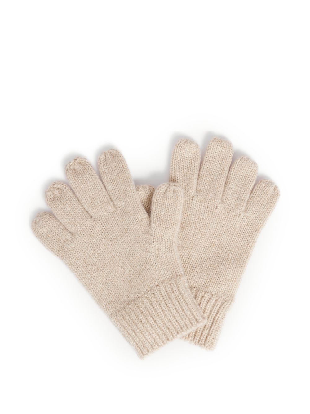 Guanti per bambini Bonpoint Kids beige con design lavorato a maglia W06KACK00020 060B BONPOINT KIDS