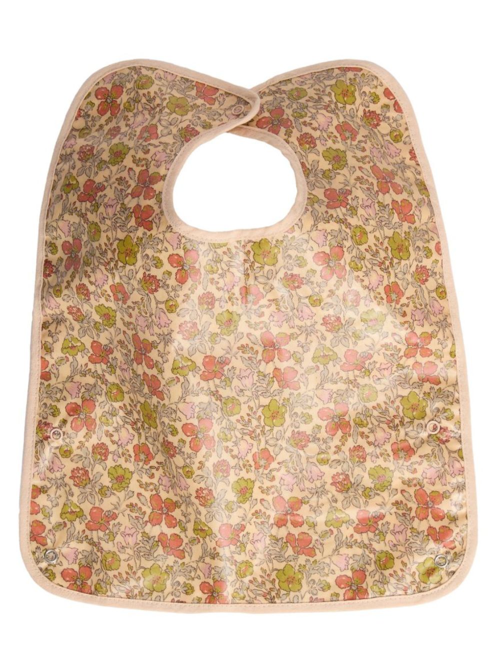 Bavaglino per neonati Bonpoint Kids beige con stampa a fiori all-over W06NACW00003 523C BONPOINT KIDS