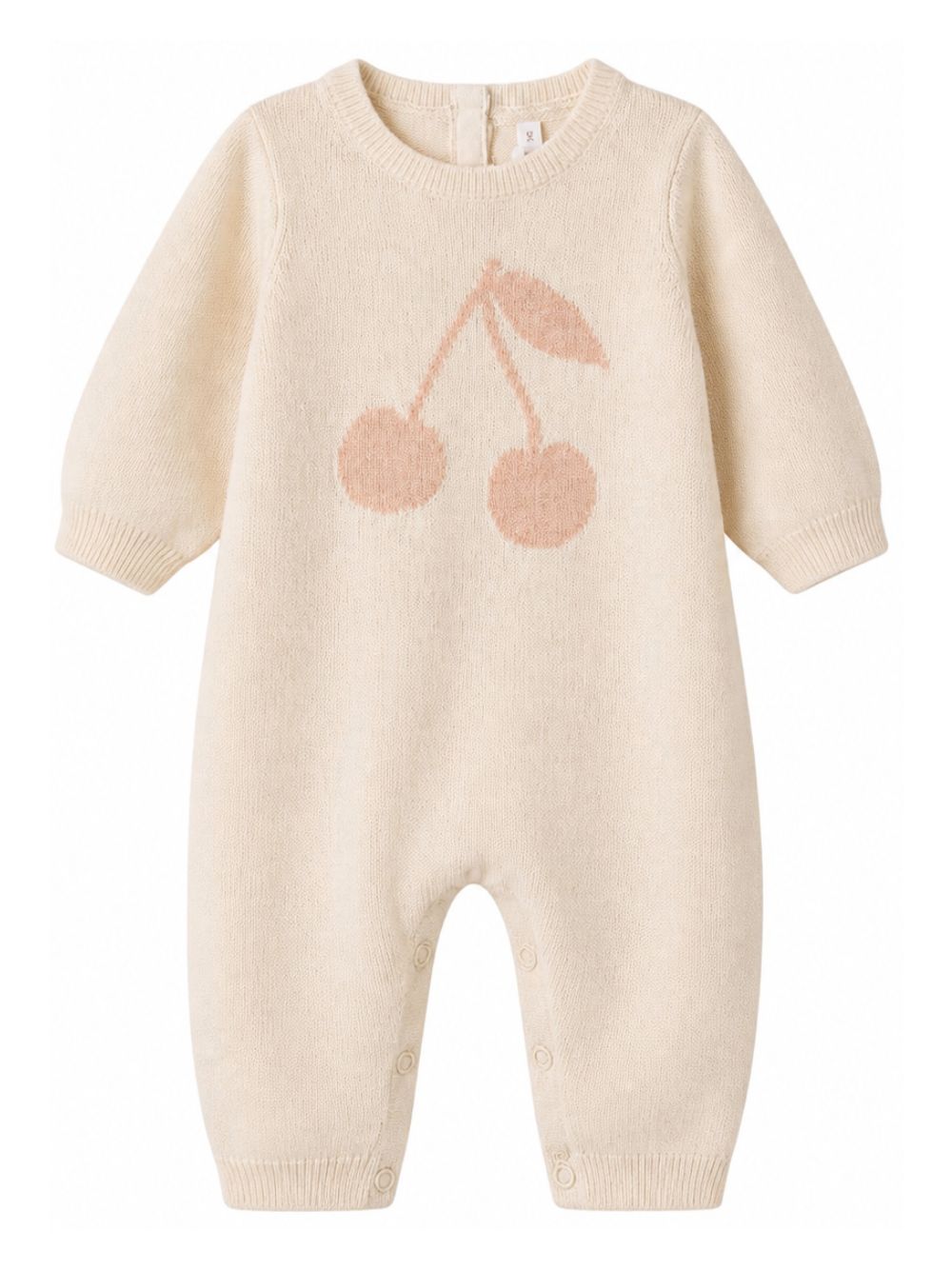 Tutina per neonata Bonpoint Kids rosa con motivo ricamato sul davanti W06NSEK00019 120 BONPOINT KIDS