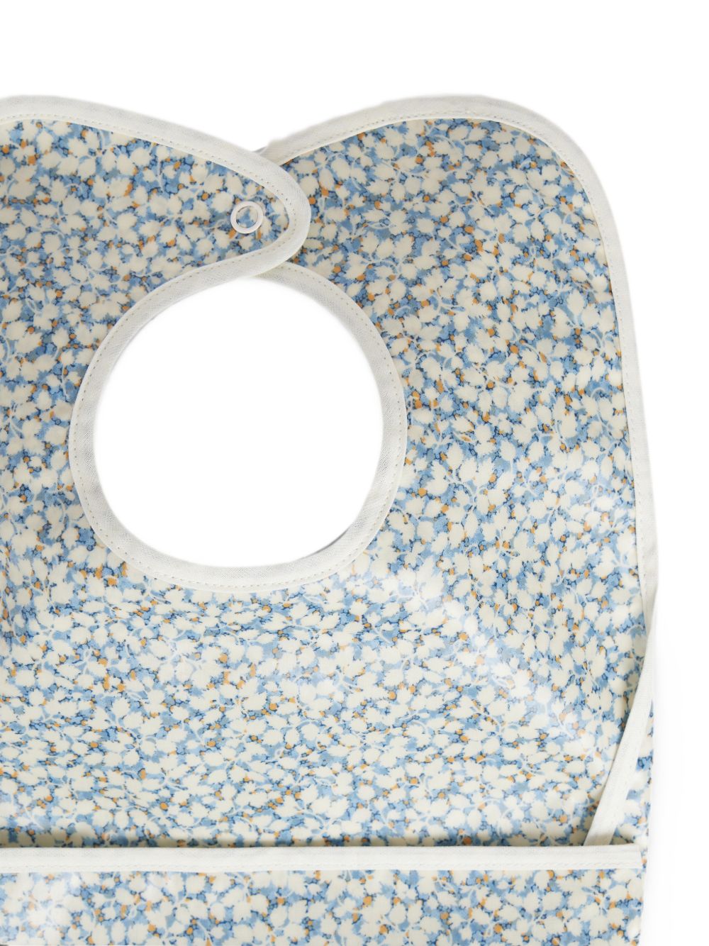 Bavaglino per neonato Bonpoint Kids azzurro con stampa floreale all-over W06OACW00002 610 BONPOINT KIDS