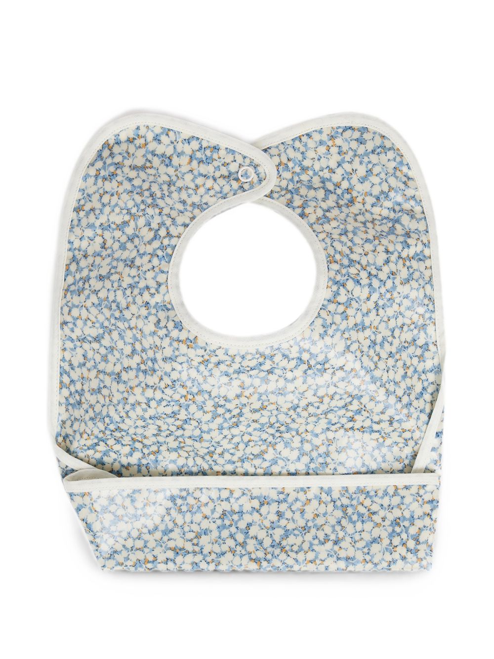 Bavaglino per neonato Bonpoint Kids azzurro con stampa floreale all-over W06OACW00002 610 BONPOINT KIDS