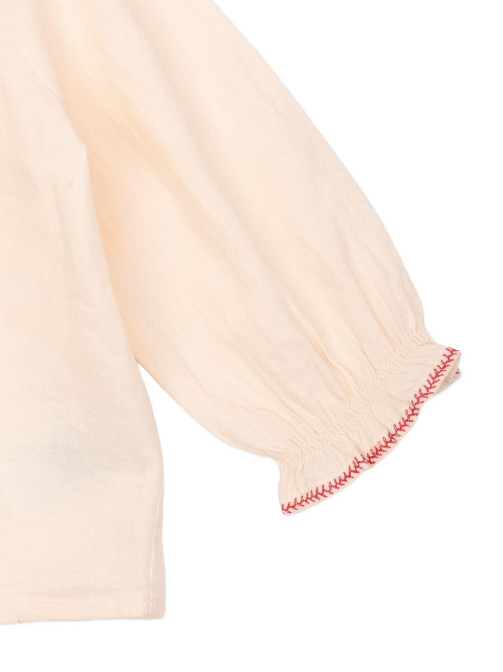 Blusa per neonata Bonpoint Kids rosa con ricami floreali W06XBLW00007 025A BONPOINT KIDS