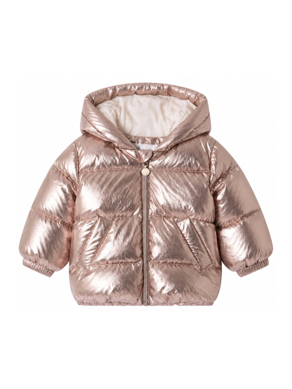 Giubbino Bozen per neonata Bonpoint Kids rosa con finitura metallica W06XOUW00003 032A BONPOINT KIDS