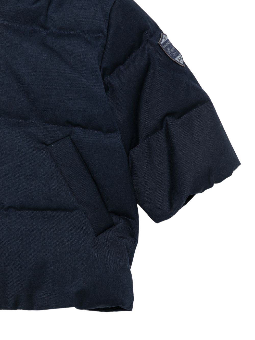 Giubbino per neonato Bonpoint Kids blu con design imbottito W06YOUW00003 070 BONPOINT KIDS