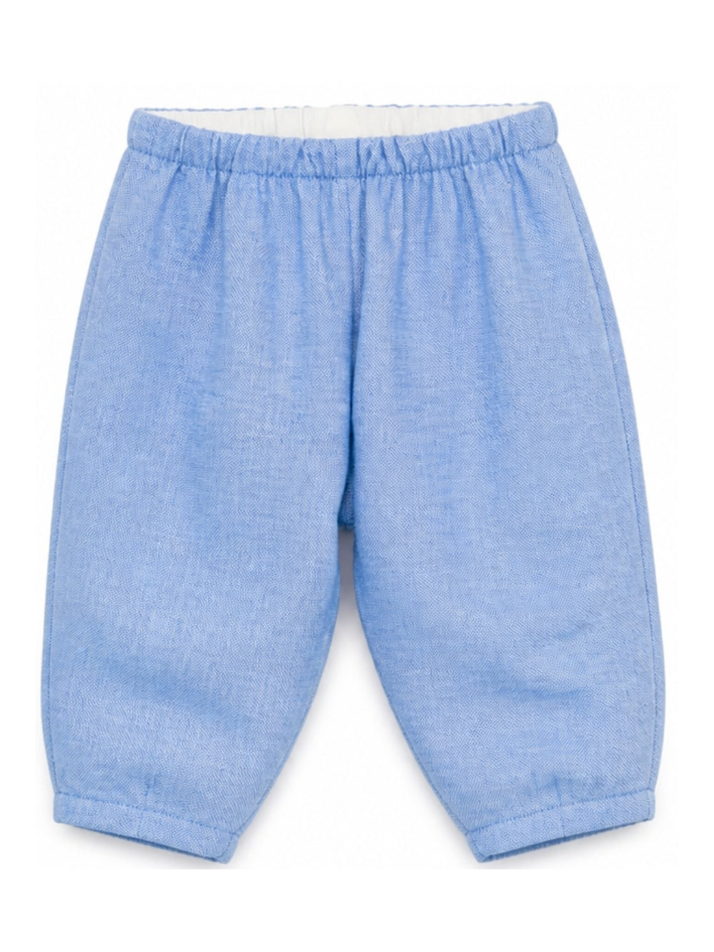 Pantaloni per neonato Bonpoint Kids azzurri con effetto mélange W06YPAW00005 074D BONPOINT KIDS