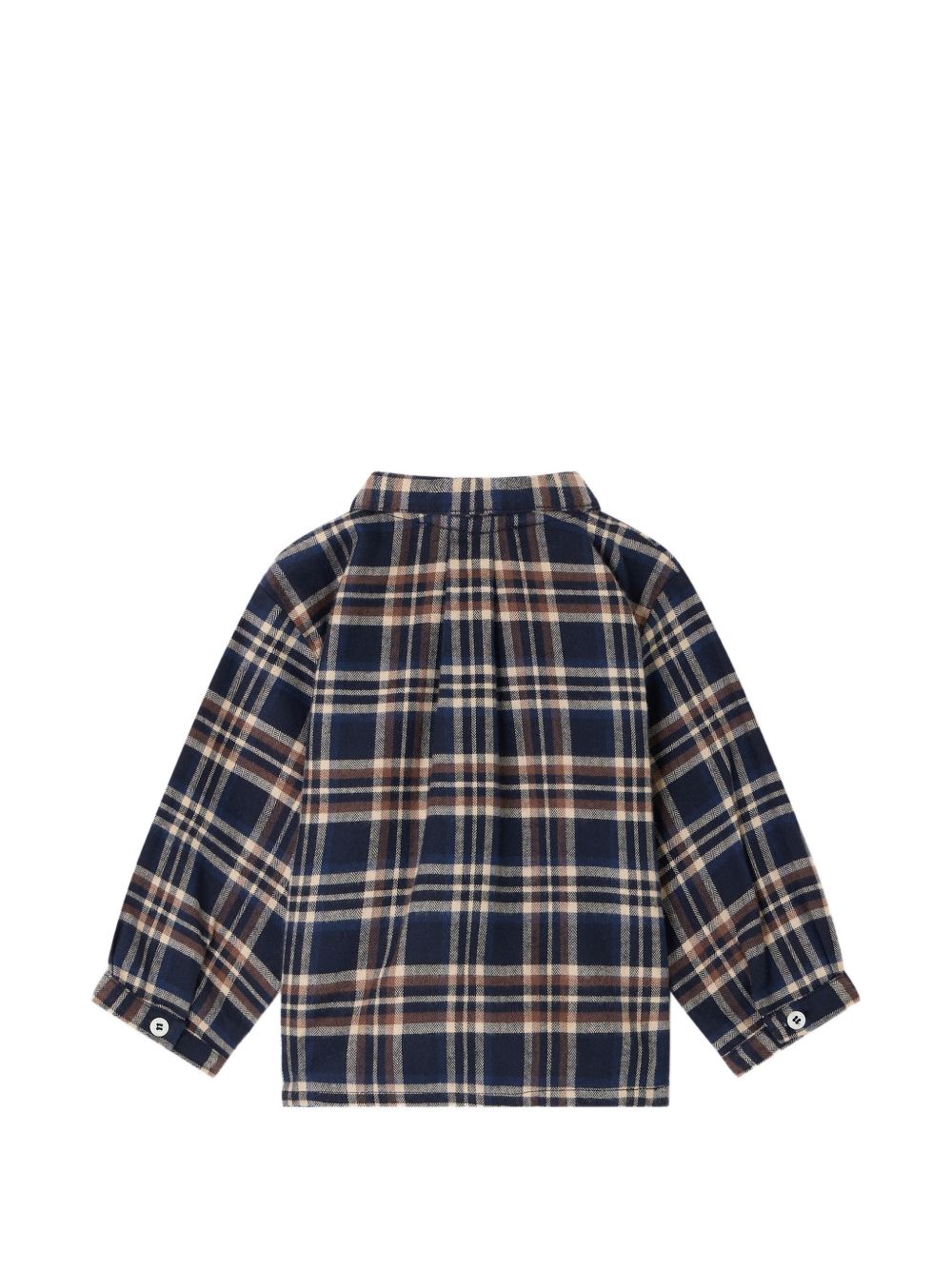 Camicia per neonato Bonpoint Kids blu con motivo a quadri W06YSHW00006 370 BONPOINT KIDS