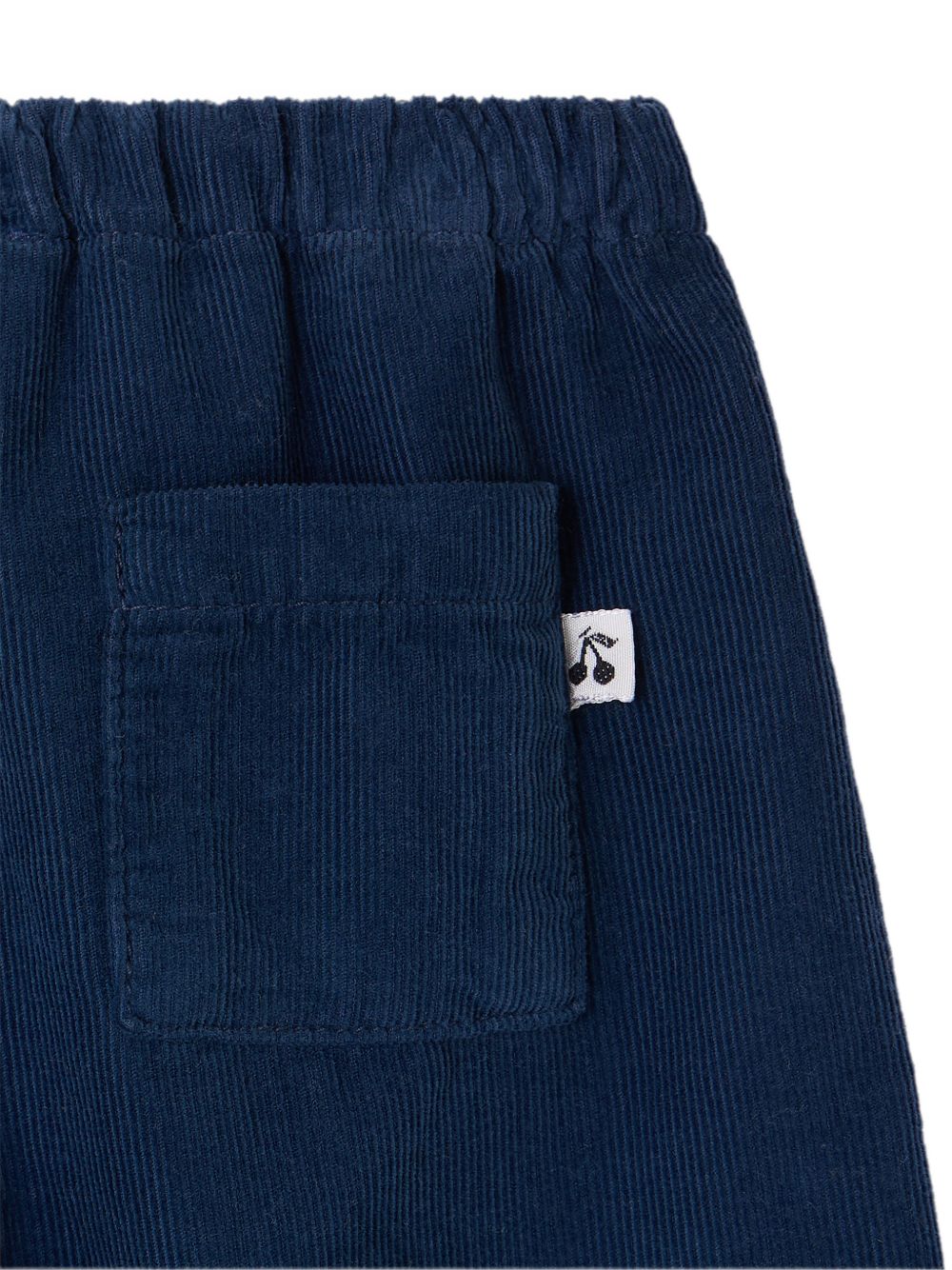 Pantaloni per neonato Bonpoint Kids blu con trama a coste W06ZPAW00001 074 BONPOINT KIDS