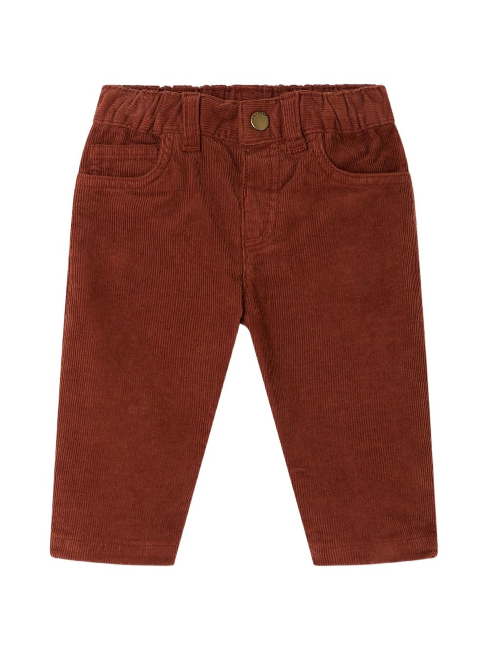 Pantaloni per neonato Bonpoint Kids rossi con trama a coste W06ZPAW00015 068A BONPOINT KIDS