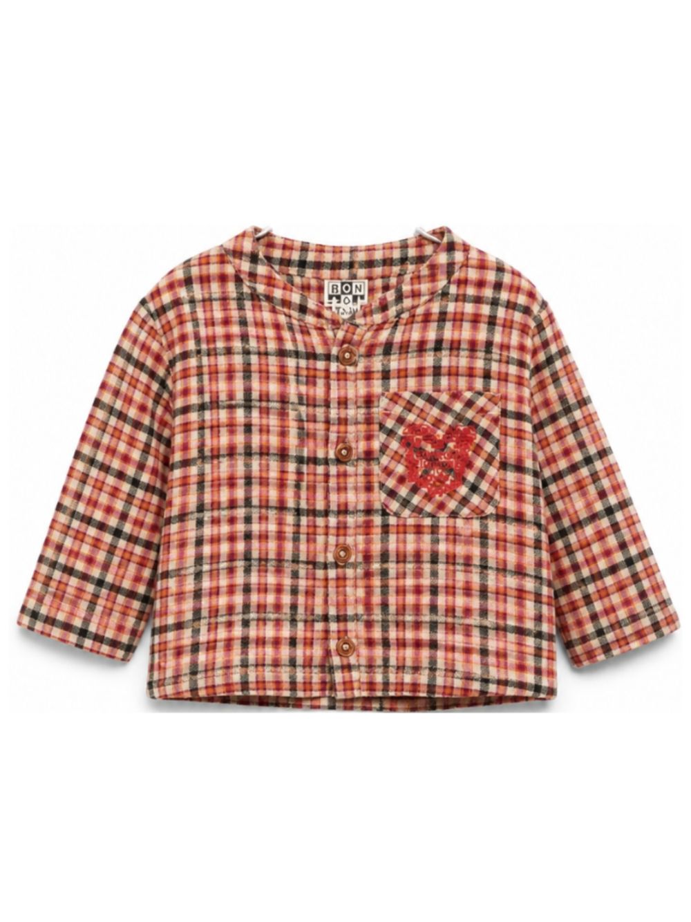 Camicia per neonata Bonton Kids multicolore con motivo a quadri BD12001 950 BONTON KIDS