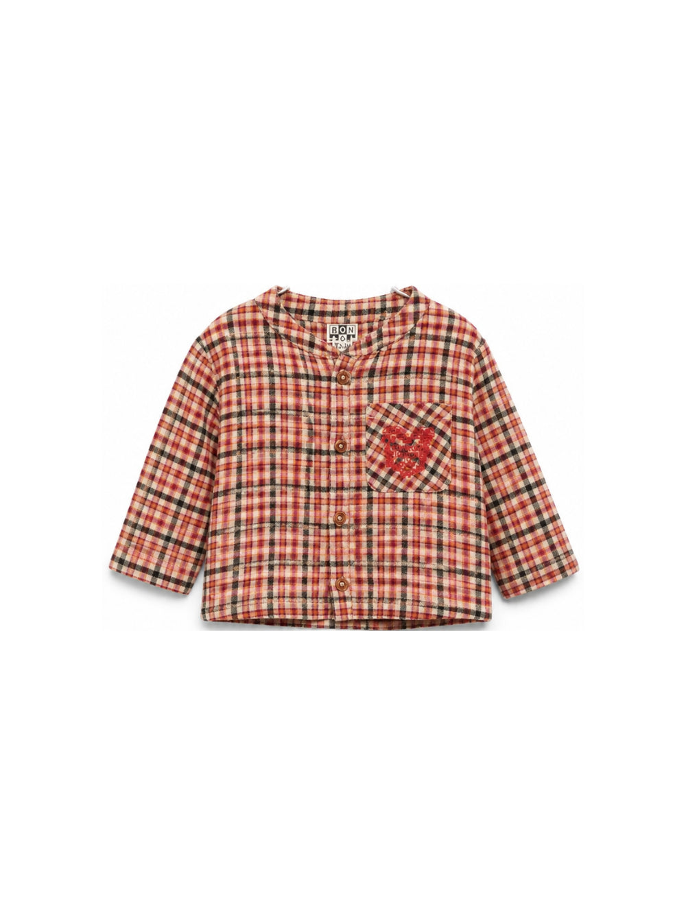 Camicia per neonata Bonton Kids multicolore con motivo a quadri BD12001 950 BONTON KIDS