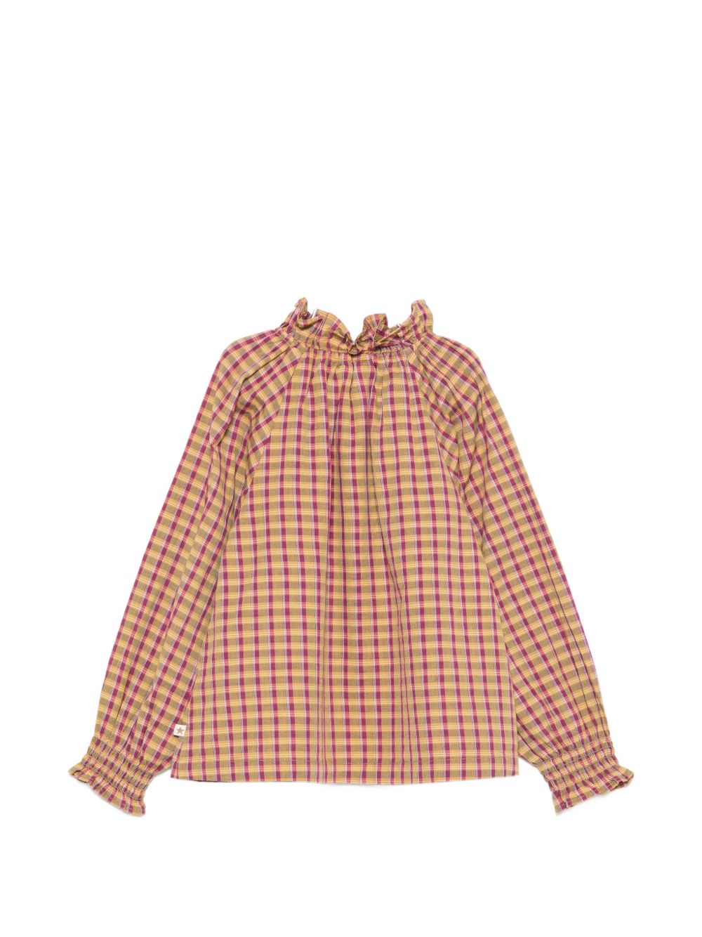 Camicia per bambina Bonton Kids rossa con design a quadri BD12052 947 BONTON KIDS
