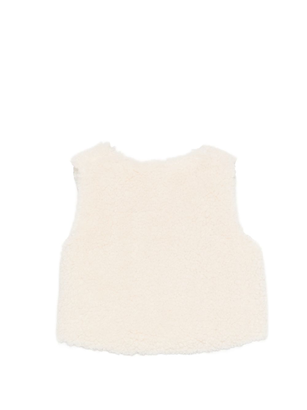 Gilet con stampa a stelle per neonata Bonton Kids bianco smanicato BD16001 120 BONTON KIDS