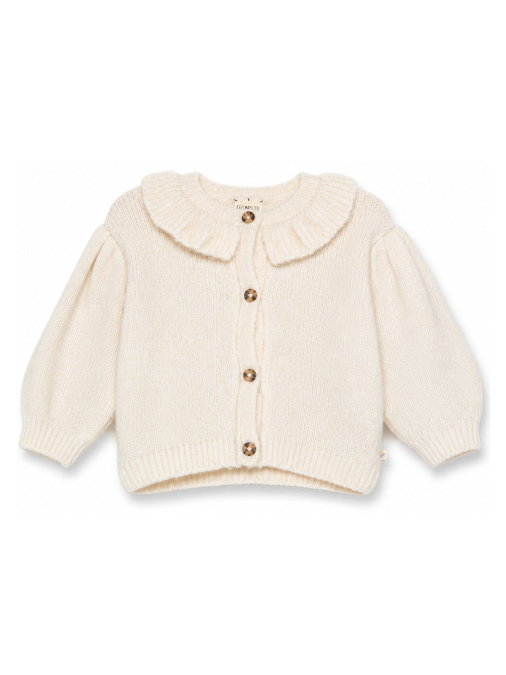 Cardigan Paloma per neonata Bonton Kids bianco con ruches BD18021 120 BONTON KIDS