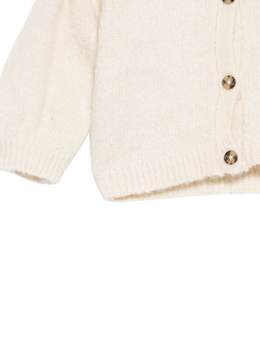 Cardigan Paloma per neonata Bonton Kids bianco con ruches BD18021 120 BONTON KIDS