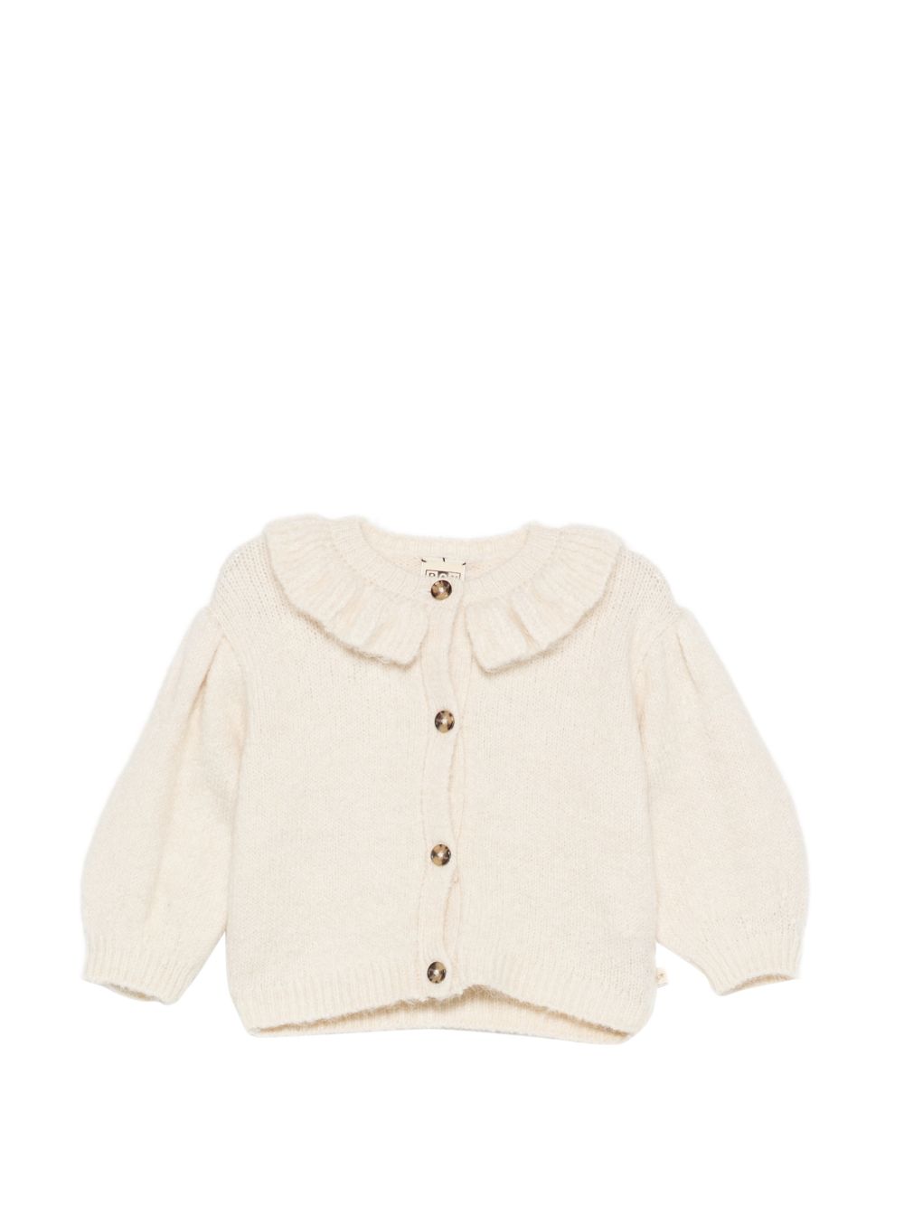 Cardigan Paloma per neonata Bonton Kids bianco con ruches BD18021 120 BONTON KIDS