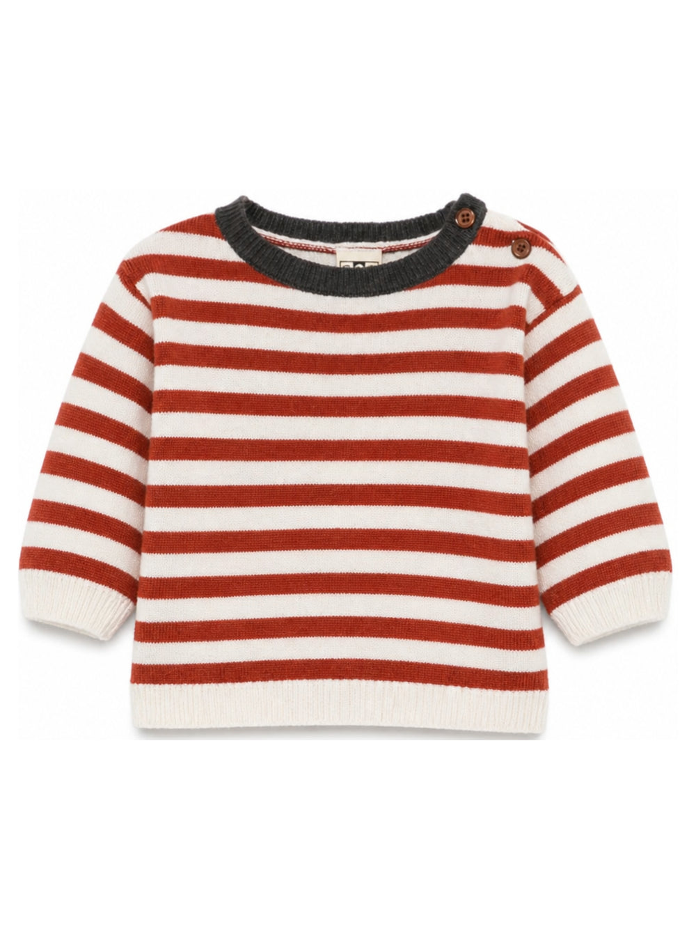 Maglione a righe per neonato Bonton Kids multicolor con girocollo BD18081 612 BONTON KIDS
