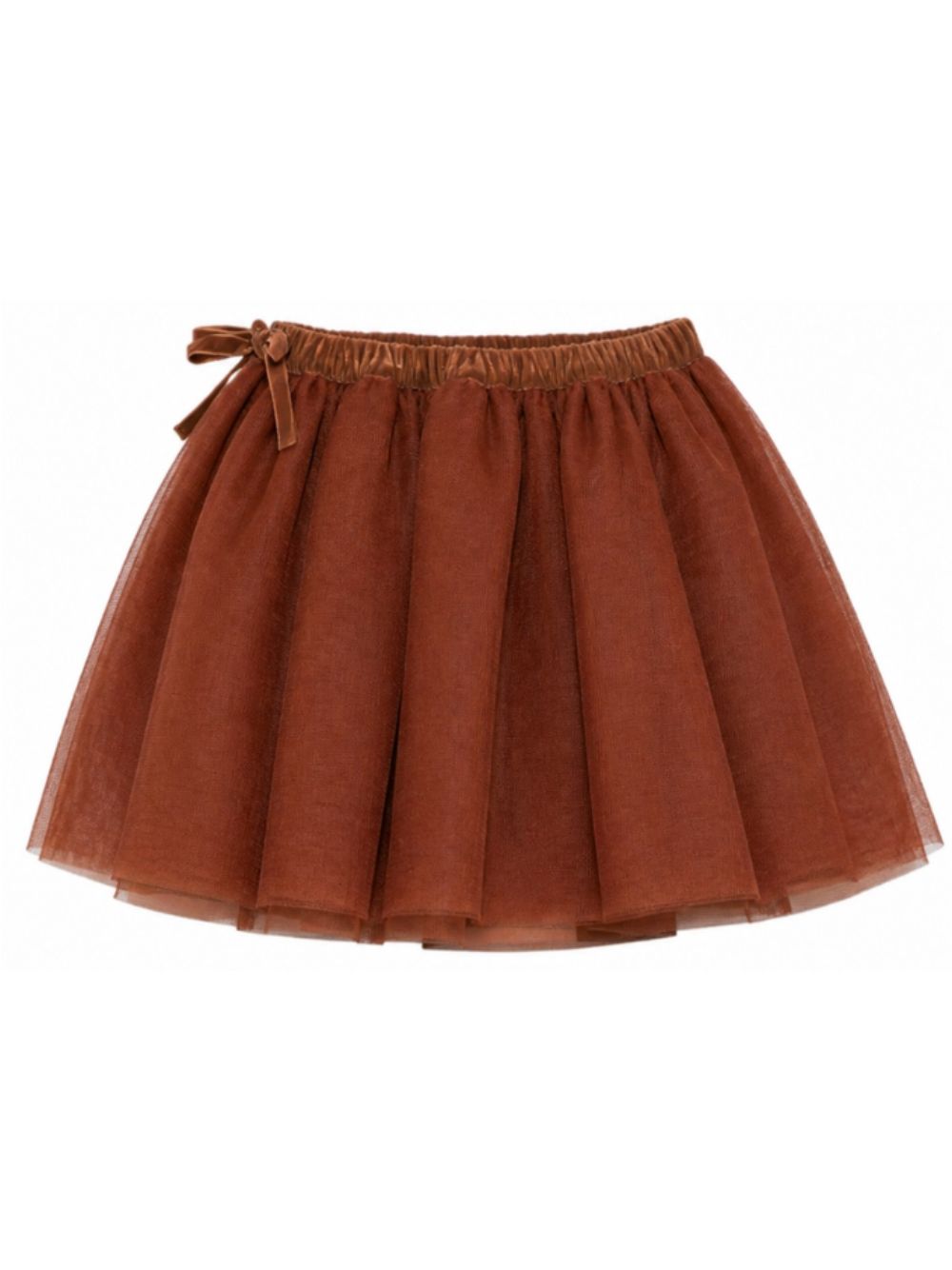 Gonna per bambina Bonton Kids marrone con vita elastica BD27082 610 BONTON KIDS