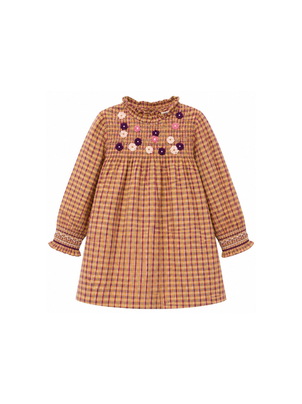 Abito per bambina Bonton Kids multuicolore con ricamo floreale BD30202 947 BONTON KIDS