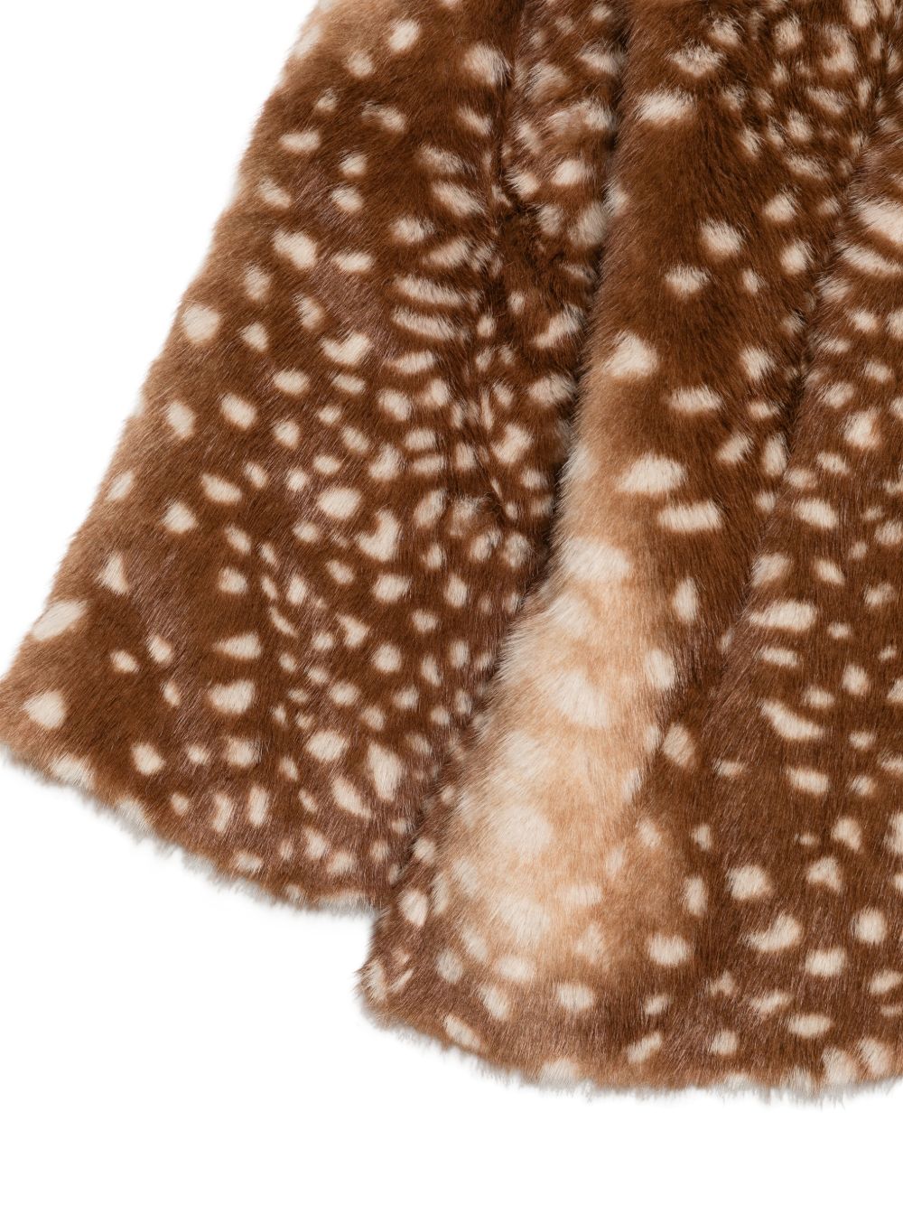Cappotto per bambina Bonton Kids marrone con cappuccio BD44002 611 BONTON KIDS