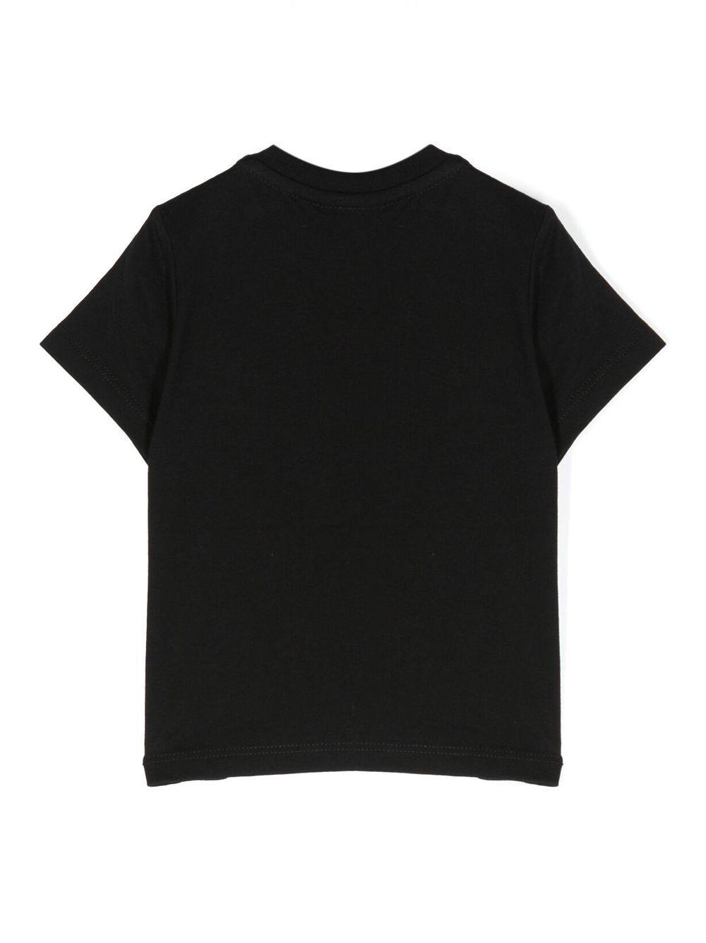 T-shirt per neonato Boss Kids nera con logo sul davanti J05P12 09B BOSS KIDS