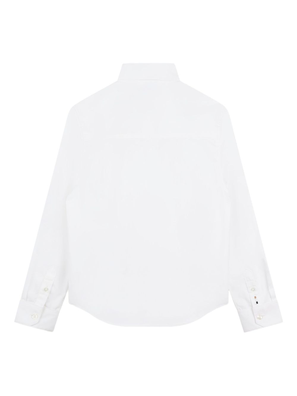 Camicia per bambino Boss Kids bianca con logo ricamato J52675 10P BOSS KIDS