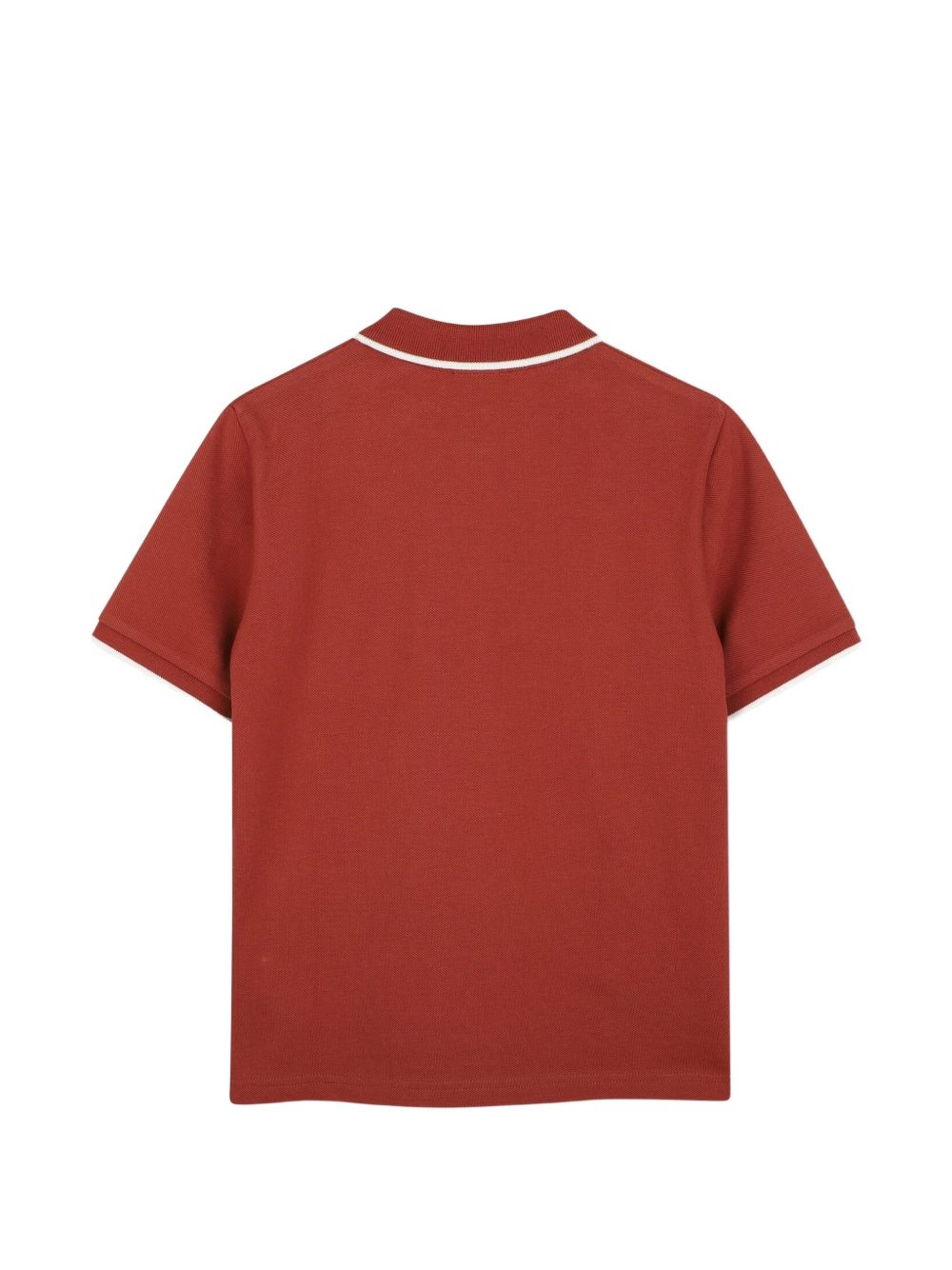 T-shirt per bambino Boss Kids rossa con colletto stile polo J53169 95G BOSS KIDS
