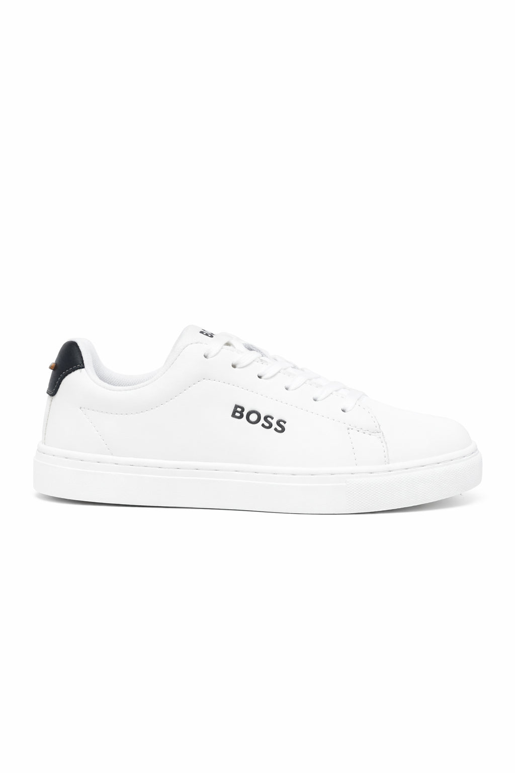 Sneakers per bambino Boss Kids bianche con logo sulla linguetta J53248 10P BOSS KIDS